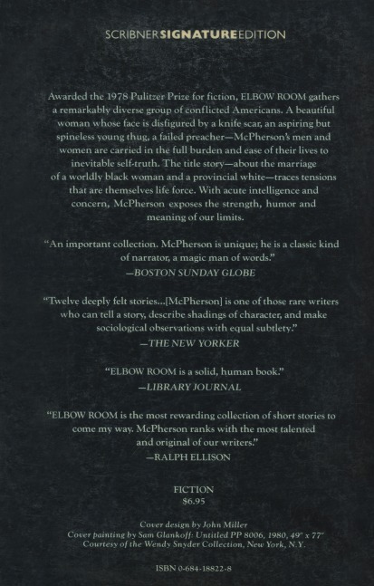 Elbow Room, Book Cover