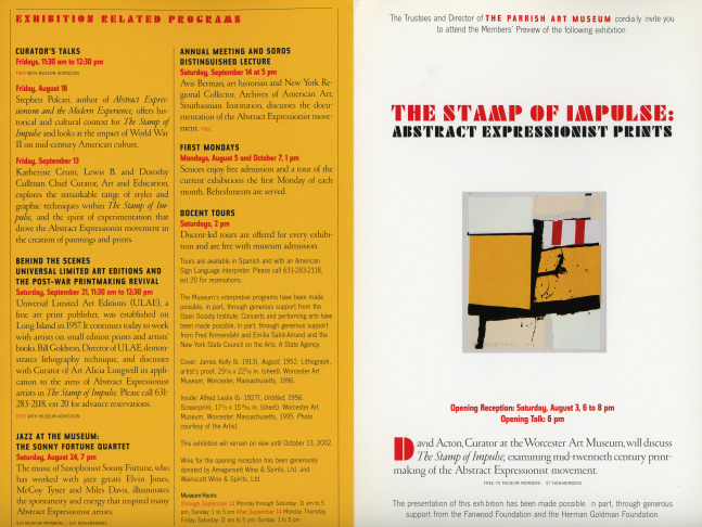 The Stamp Of Impulse, Abstract Expressionist Prints