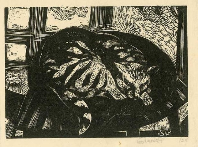 Inv# RBWWdC 0201-24-3 Untitled, c.1924
Oil Based Printer&amp;#39;s Ink / Woodcut
on Handmade Japanese Laid Paper
8 5/16 x 7 3/4 inches&amp;nbsp;&amp;nbsp;
21.11 x 19.68 cm