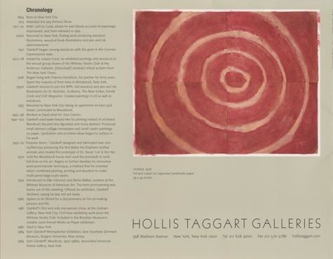 Sam Glankoff At Hollis Taggart Galleries