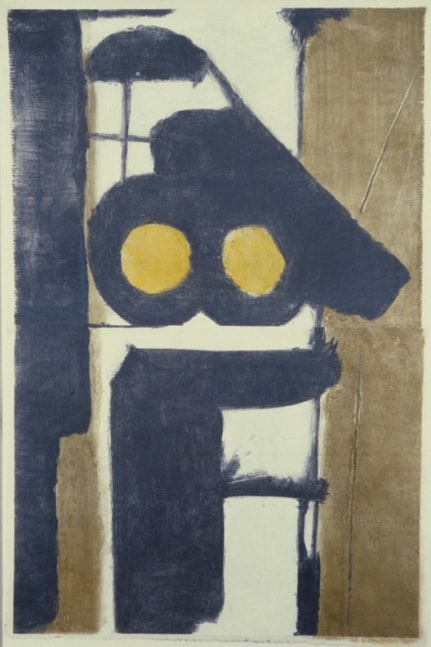 Untitled, PP 2025, 1971
Water Soluble Print&amp;#39;s Ink and Casein
H:&amp;nbsp;40 3/4 x W: 26 inches