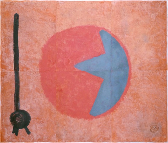 Untitled, PP 6001, 1979
Water Soluble Printer’s Ink and Casein
on Handmade Japanese Paper
H: 49 1/8 x W: 58 3/4 inches