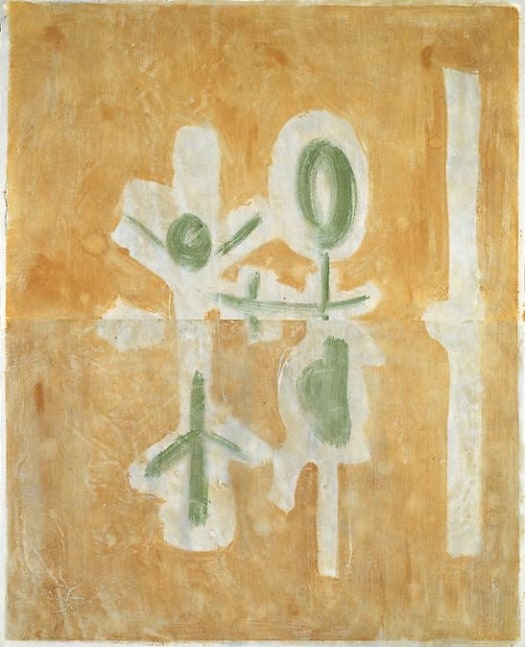 PP 4119 Untitled, c.1976
44 3/8 x 34 7/8 inches
112.73 x 88.6 cm
Water Soluble Printer&amp;#39;s Ink and Casein
on Handmade Japanese Paper