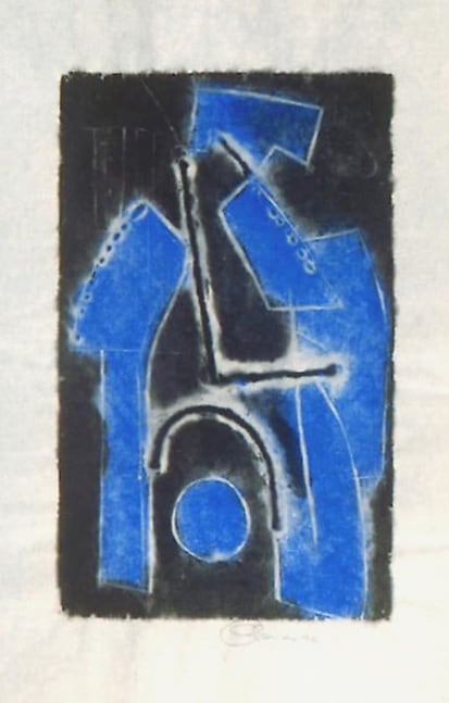 Untitled,&amp;nbsp;AWdC-CM 2004,&amp;nbsp;c.1950s
Water Soluble Printer&amp;#39;s Ink
on Japanese Paper
H:&amp;nbsp;19.75 x W: 12.5 inches