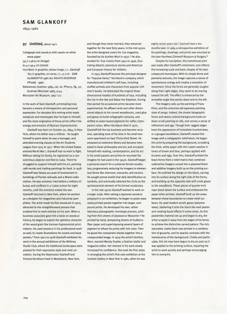 THE STAMP OF IMPULSE, ABSTRACT EXPRESSIONIST PRINTS