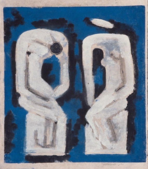 Untitled, PP 1044, 1971 H: 30 1/2 x W: 25 1/4 inches Water Soluble Printer&amp;rsquo;s Ink and Casein on Handmade Japanese Paper