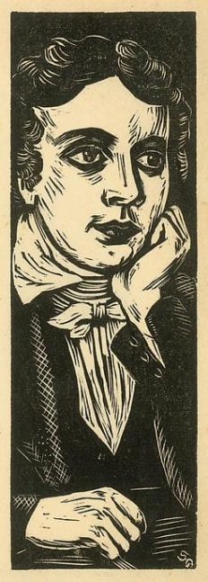 &amp;quot;Special Hunger - The Tragedy of Keats&amp;quot;
Woodcut
WdCI 19001-2, c. 1930