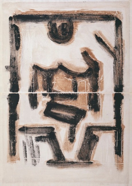 Untitled,&amp;nbsp;PP 2086, c.1973 H: 41 x W: 28 13/16 inches Water Soluble Printer&amp;rsquo;s Ink and Casein on Handmade Japanese Paper