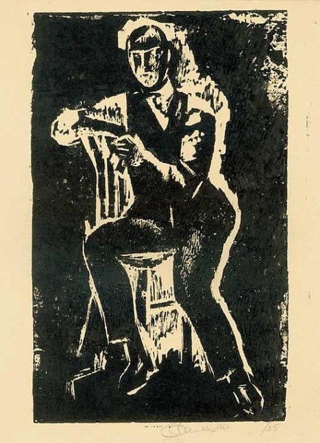 Inv# RBWWdC 1307-25-7 Untitled, c.1925
Oil Based Printer&amp;#39;s Ink / Woodcut&amp;nbsp;
on Bristol Paper
10 1/4 x 8 5/16 inches&amp;nbsp;&amp;nbsp;
26.04 x 21.11 cm