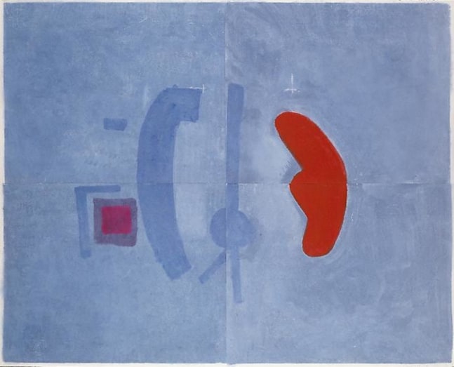 Untitled, PP 4142, 1977
Water Soluble Printer’s Ink and Casein
on Handmade Japanese Paper
H: 49 x W: 39 1/8 inches