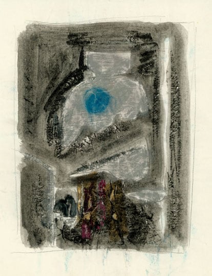 Inv# FVI 74 Untitled, c. 1950s
Graphite, Pastel and India Ink on Wove Paper
11 x 8.5 inches&amp;nbsp;&amp;nbsp;
27.9 x 21.6 cm