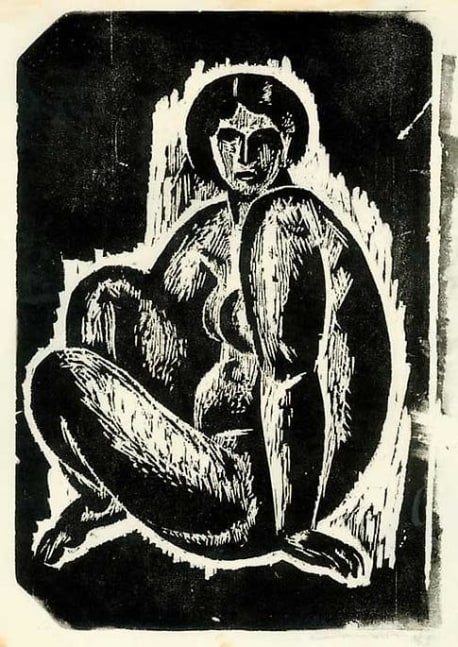 Inv# RBWWdC 1101-24-1 Untitled, c.1924
Oil Based Printer&amp;#39;s Ink / Woodcut
on Handmade Japanese Paper
14 3/8 x 10 1/2 inches&amp;nbsp;&amp;nbsp;
36.53 x 26.67 cm

Private Collection