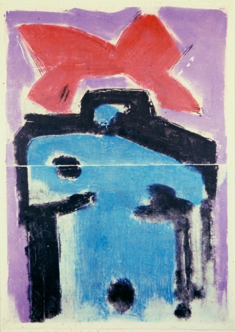 Untitled, PP 2061, 1972
Water Soluble Print&amp;#39;s Ink and Casein
H:&amp;nbsp;41 x W: 29 inches