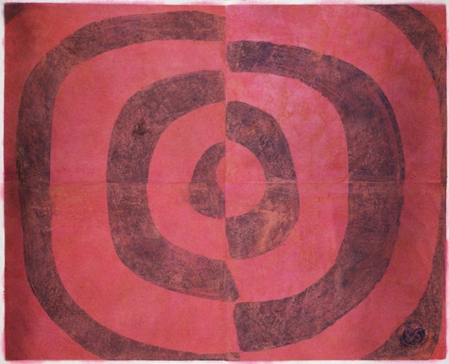 Untitled, PP 4163, 1978
Water Soluble Printer’s Ink and Casein
on Handmade Japanese Paper
H: 38 7/8 x W: 48 1/2 inches