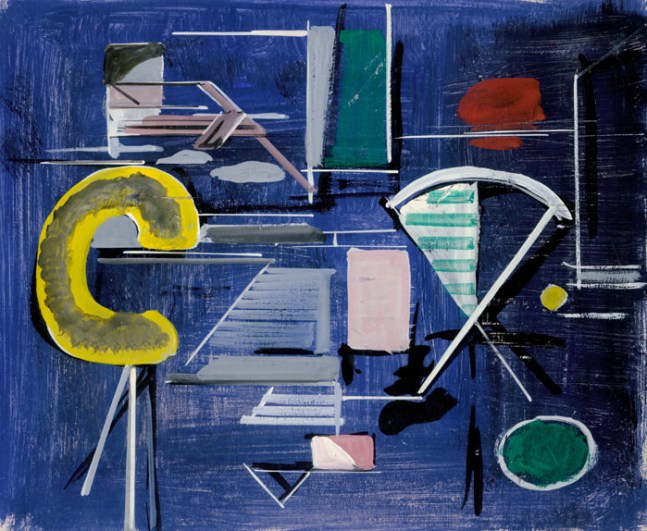 Untitled, ACP 017 c.1940s-1950s H: 10 7/8 x W: 13 1/4 inches Casein Painting on Paper