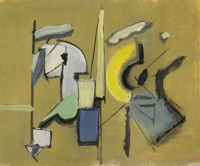 Untitled, ACP 016, c. 1940s-50s
Casein on Strathmore Paper Board
H: 18 5/16 x W: 10 inches