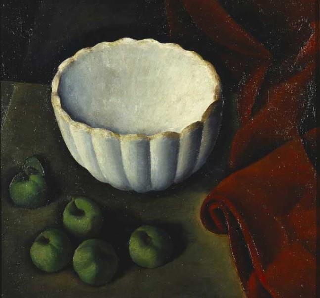 Still Life with White Bowl
Inv# Painting 004 Untitled, c. 1920s
Oil on Canvas
23 3/8 x 26 1/4 inches&amp;nbsp;&amp;nbsp;
59.4 x 66.7 cm