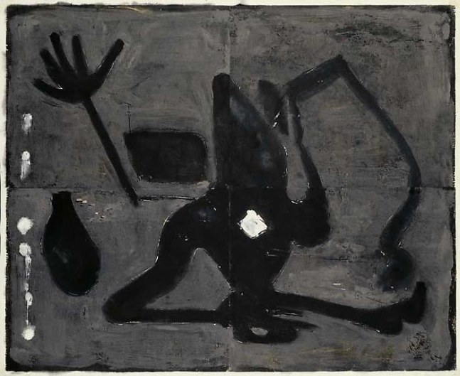 PP 4049 Untitled, c.1972
38 7/8 x 48 3/8 inches
98.76 x 122.89 cm
Water Soluble Printer&amp;#39;s Ink and Casein
on Handmade Japanese Paper