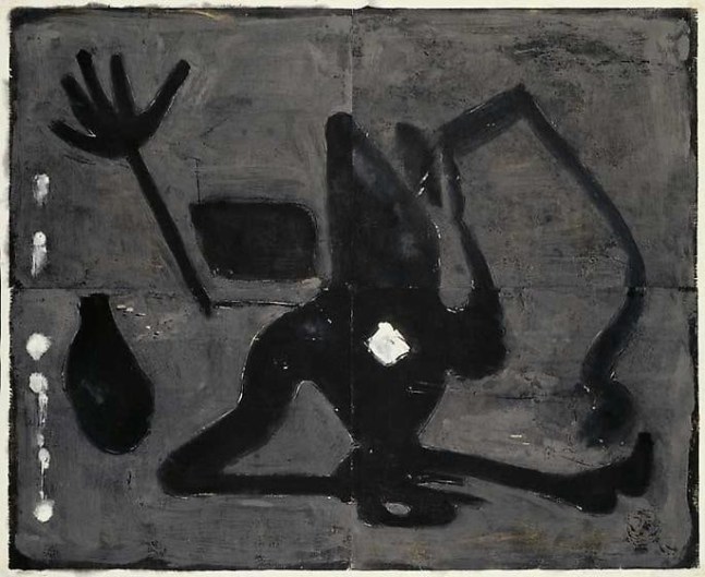 Inv# PP 4049 Untitled, c.1972
Water Soluble Printer&amp;#39;s Ink and Casein
on Handmade Japanese Paper
​38 7/8 x&amp;nbsp;48 3/8 inches
98.76 x 122.89 cm

Private Collection