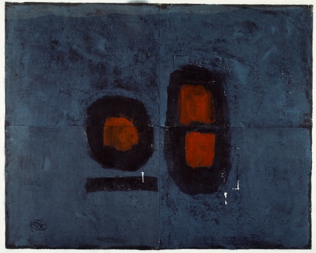 Untitled, PP 4131, 1977
​Water Soluble Printer&amp;rsquo;s Ink and Casein
on Handmade Japanese Paper
H:&amp;nbsp;38 3/4 x W: 48 3/8 inches