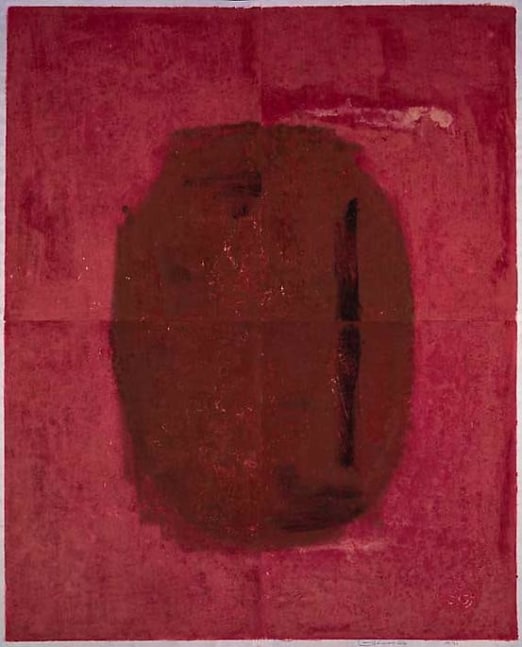 Inv# PP 4153 Untitled, c.1977
Water Soluble Printer&amp;#39;s Ink and Casein
on Handmade Japanese Paper
48 7/8 x 38 1/2 inches&amp;nbsp;&amp;nbsp;
124.16 x 97.79 cm