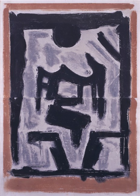 Untitled, PP 2088, 1972
Water Soluble Printer&amp;rsquo;s Ink and Casein
on Handmade Japanese Paper
H:&amp;nbsp;40 3/4 x W: 29 inches