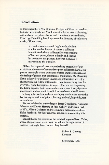 A.A.A. The Discerning Eye