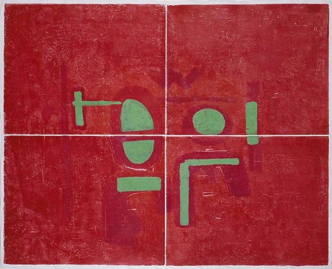 PP 4109 Untitled, 1976
39 x 49 inches
99.06 x 124.46 cm
Water Soluble Printer&amp;#39;s Ink and Casein
on Handmade Japanese Paper