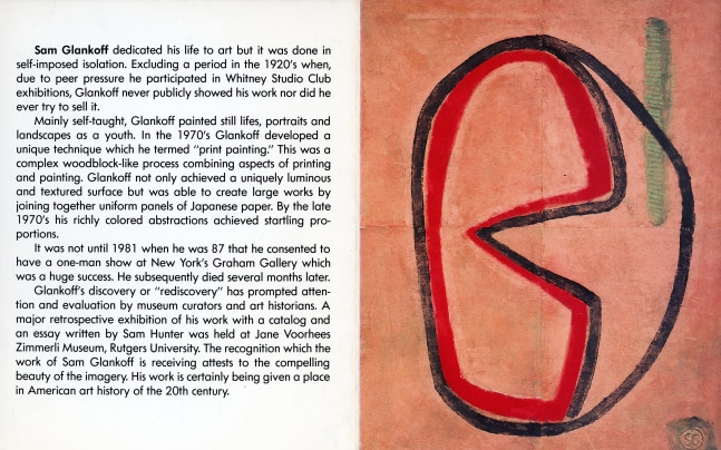 Sam Glankoff (1894-1982) Selected Works From 1940-1982