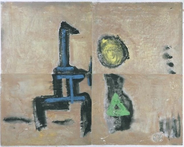 Untitled, PP 4088, 1975
Water Soluble Printer’s Ink and Casein
on Handmade Japanese Paper
H: 38 5/8 x W: 48 3/4 inches