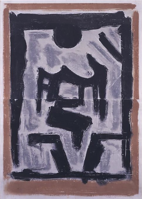 Untitled, PP 2088,&amp;nbsp;1972
Water Soluble Printer&amp;rsquo;s Ink and Casein
on Handmade Japanese Paper
H:&amp;nbsp;40 3/4 x W: 29 inches