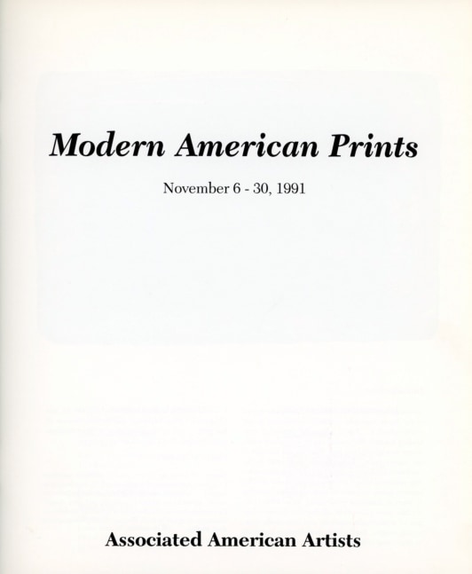 A.A.A. Modern American Prints