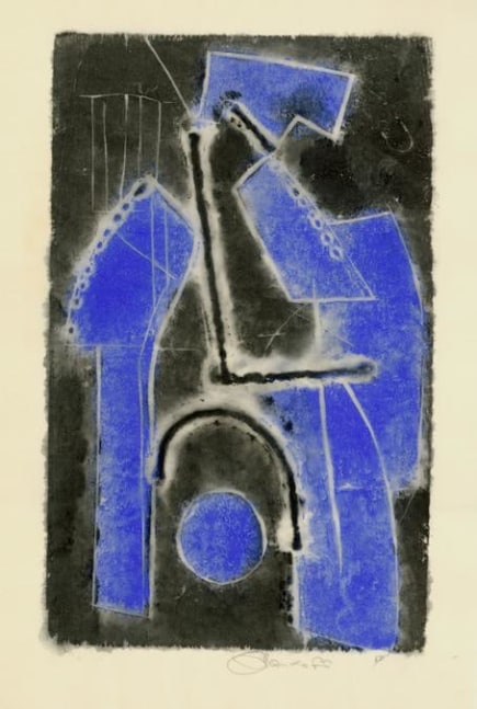 AWdC-CM 2001
Hand Printed&amp;nbsp;&amp;nbsp;
Water Soluble Printer&amp;#39;s Ink
On Handmade Japanese Paper
One of Eight Unique Impressions

H: 15
W: 10 3/8