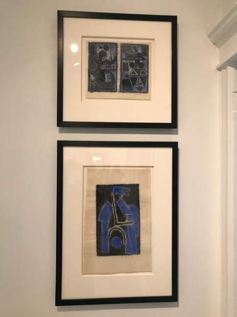 Untitled, AWdC-CM 1108,&amp;nbsp;c.1940-50s
Water Soluble Printer&amp;rsquo;s Ink
H:&amp;nbsp;10 1/2 x W: 12 inches

Untitled, AWdC-CM 2003,&amp;nbsp;c.1950-60s
​Water Soluble Printer&amp;rsquo;s Ink
H:&amp;nbsp;18 3/8 x W: 12 inches