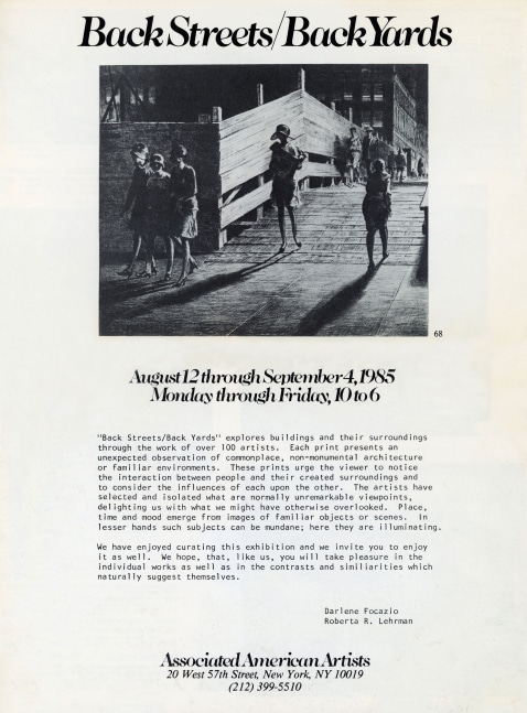 A.A.A. Back Streets / Back Yards