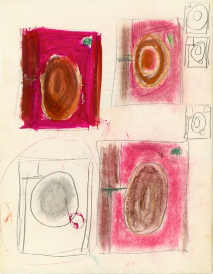 Inv# C 27 Untitled, c. 1970s
Gouache and Graphite on Bond Paper
11 x 8.5 inches&amp;nbsp;&amp;nbsp;
27.9 x 21.6 cm