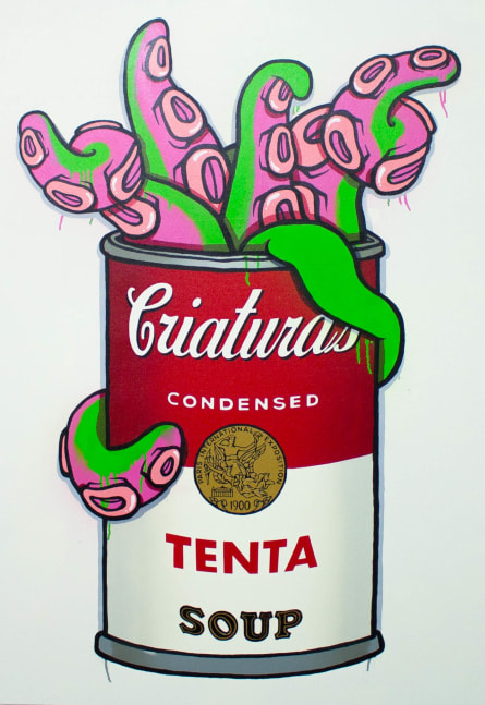 TENTA SOUP&amp;nbsp;

2022

Spray paint and acrylic with gloss varnish finish on canvas.

&amp;ldquo;54 X 38&amp;rdquo;

&amp;pound;10,000