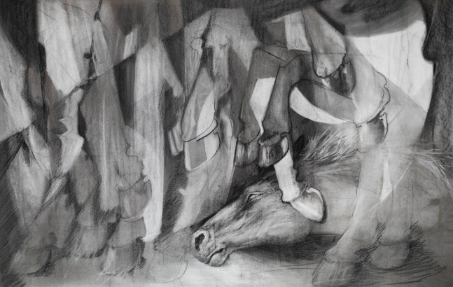 Stampede

2020

charcoal on fabriano paper

85 x 50 cm

&amp;pound;1,200