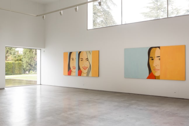 Alex Katz. Splits. 2018. Installation view. Pedro Albornoz