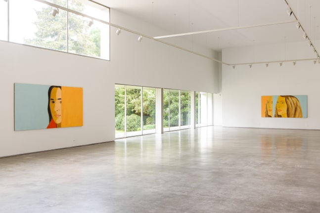 Alex Katz. Splits. 2018. Installation view. Pedro Albornoz