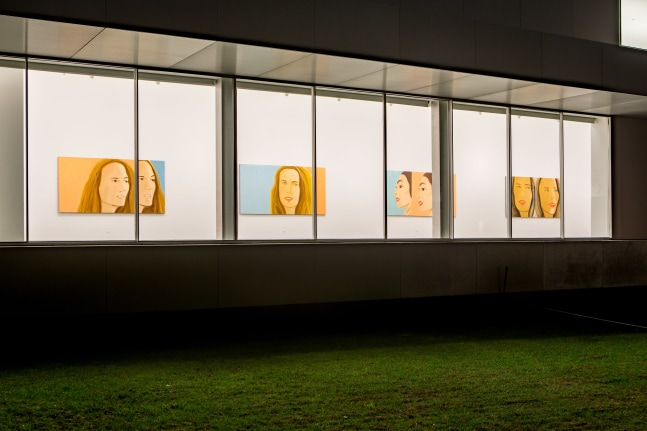 Alex Katz. Splits. 2018. Installation view. Pedro Albornoz
