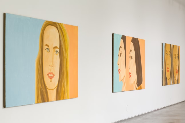 Alex Katz. Splits. 2018. Installation view. Pedro Albornoz