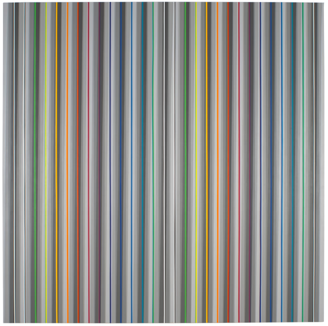 Gabriele Evertz (b. 1945)
Seven Grays + the Spectrum (Pearly Light), 2012&amp;nbsp;&amp;nbsp;&amp;nbsp;&amp;nbsp;
acrylic on canvas
60 x 60 inches;&amp;nbsp;&amp;nbsp;152.4 x 152.4 centimeters
LSFA# 16335&amp;nbsp;