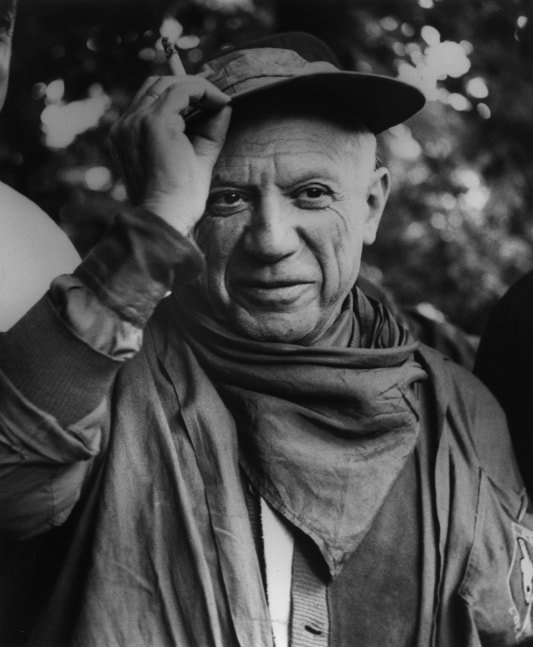 Picasso, F&amp;eacute;ria de N&amp;icirc;mes, 1959

vintage silver gelatin print

9.45 x 7.09 inches; 24 x 18 centimeters

LSFA# 11171