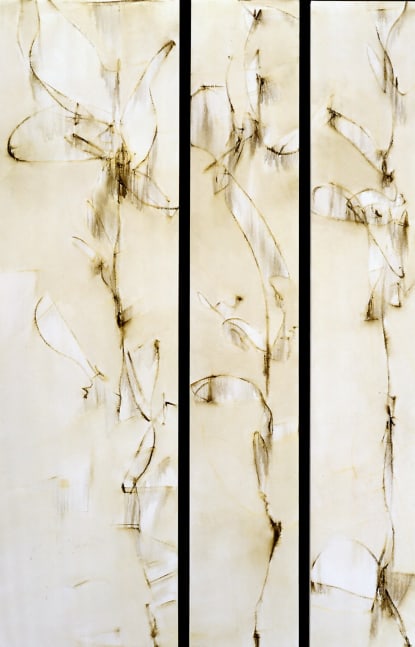 Judith Foosaner

Butoh, 1, 2, 3,&amp;nbsp;1997

triptych, oil on canvas &amp;nbsp;&amp;nbsp; &amp;nbsp;

84 x 24, 84 x 14, 84 x 14 inches