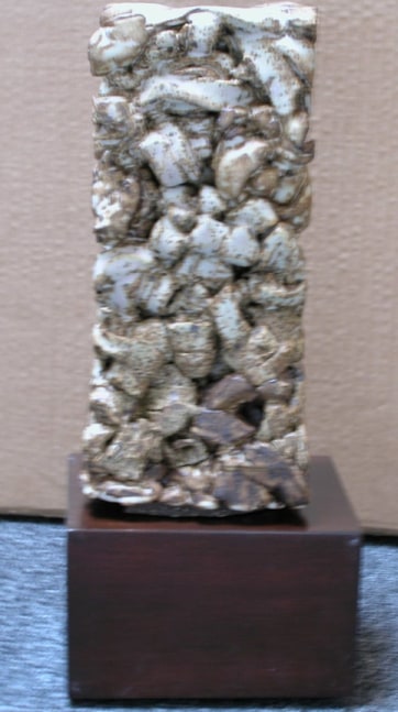 Jane Glassman

Tower, 2001

mounted clay

11 x 5 x 5 inches