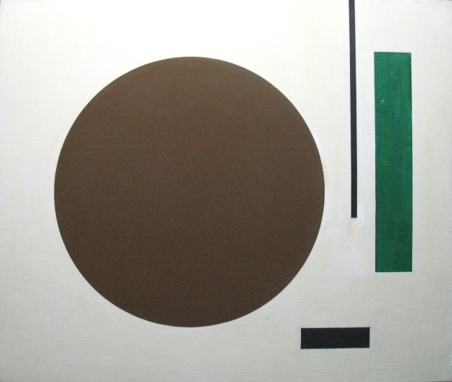 Untitled Composition, May 1952, oil and casein on masonite 32 x 38 inches;  81.3 x 96.5 centimeters LSFA# 10533