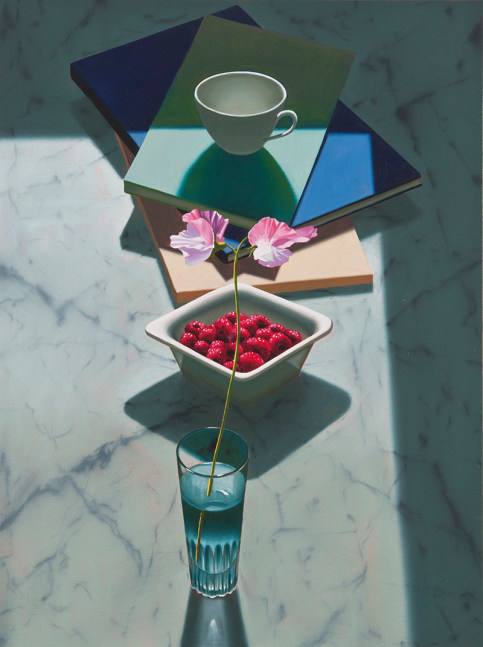 Untitled (Still Life with Raspberries), 2010     oil on canvas 28 x 21 inches;  71 x 53.3 centimeters LSFA# 12376