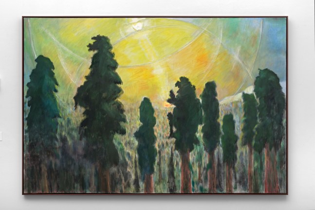 Frederick Wight (1902-1986) Sequoias, 1981     oil on canvas 48 x 72 inches;  121.9 x 182.9 centimeters LSFA# 10679