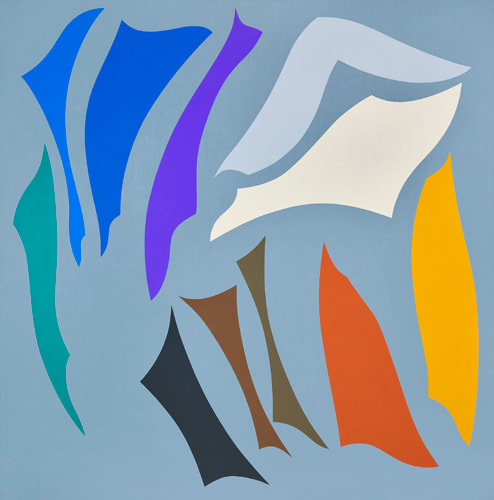#3, 1992  oil on canvas 48 x 48 inches; 121.9 x 121.9 centimeters